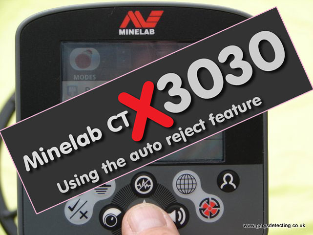 Minelab ctx auto reject feature