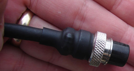 metal detector coil plug