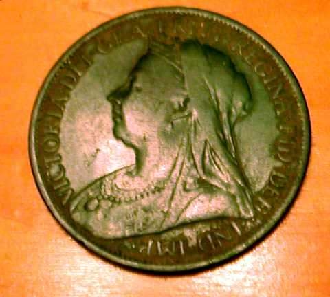 A lovely 1896 Victorian penny